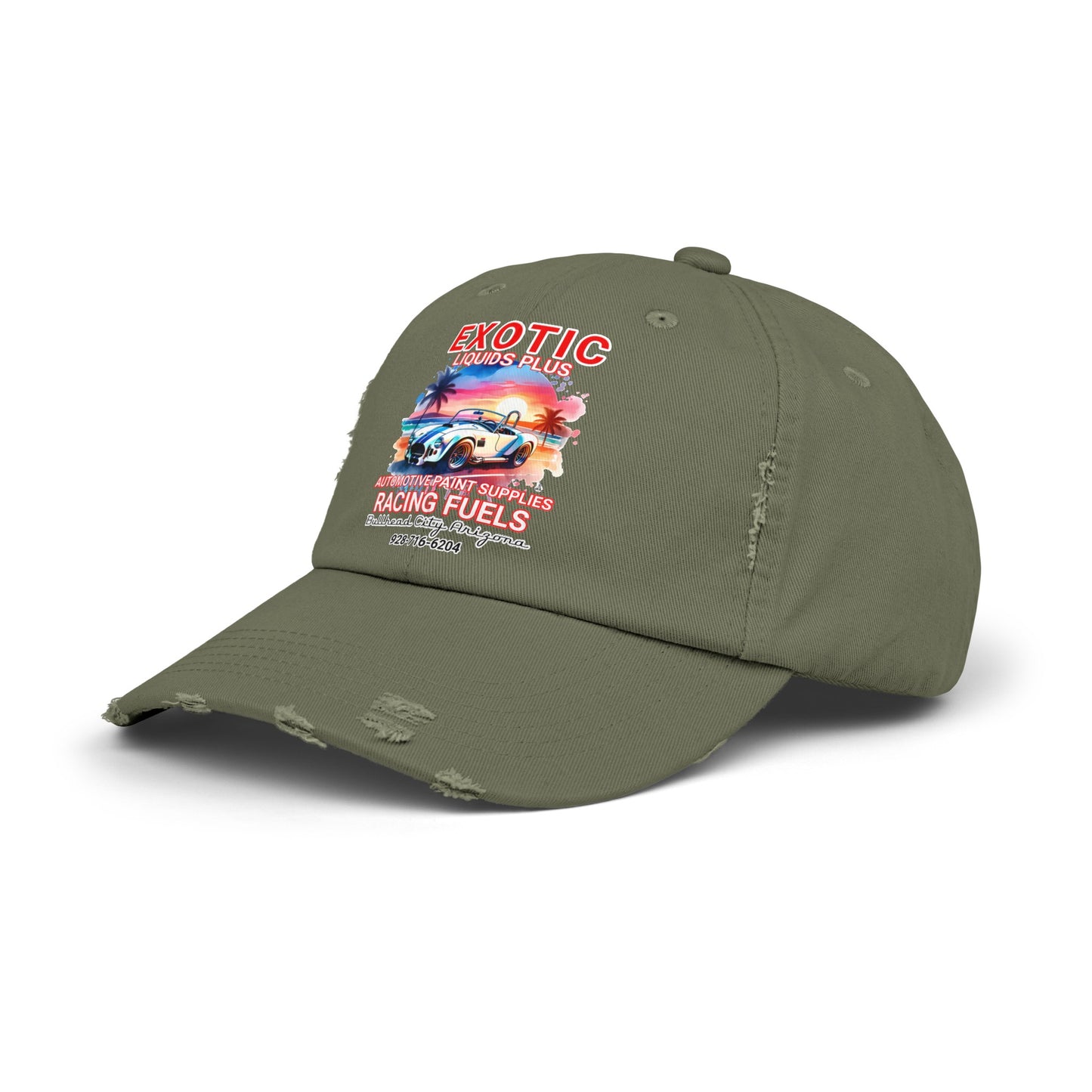 EXOTIC Unisex Distressed Cap