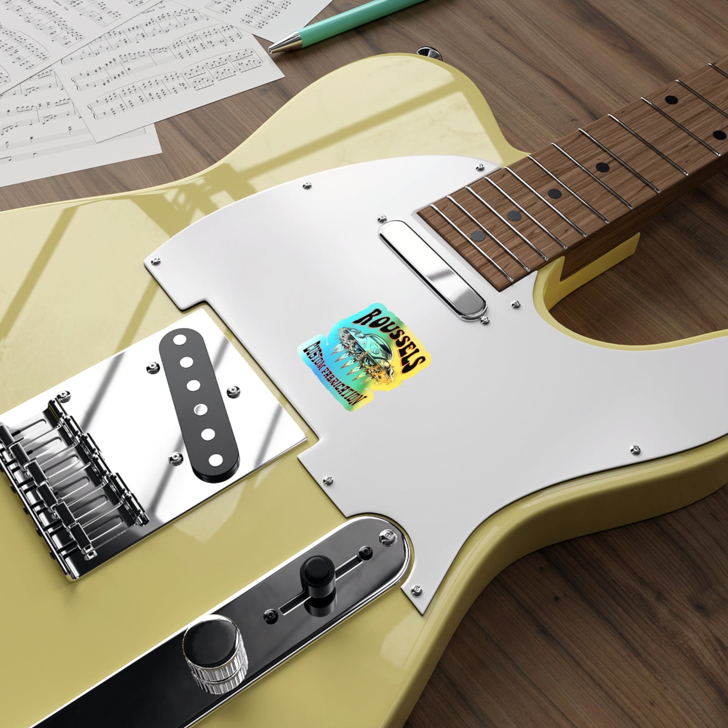 ROUSSEL'S Holographic Die-cut Stickers