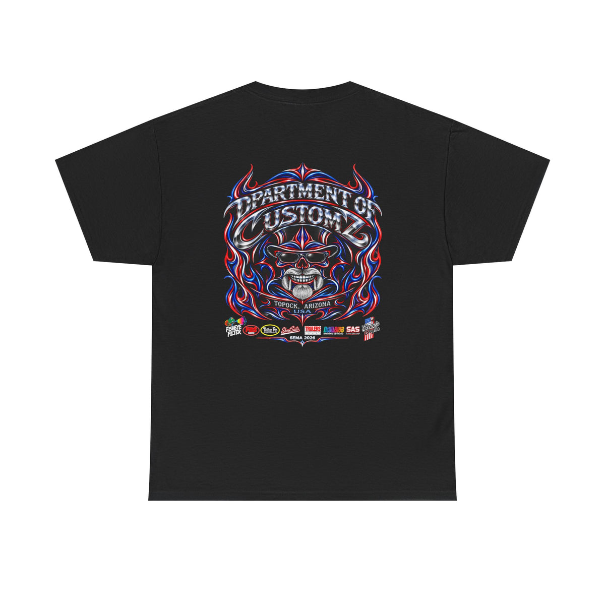 AAAA Department of Customz Graphic Tee SEMA skull