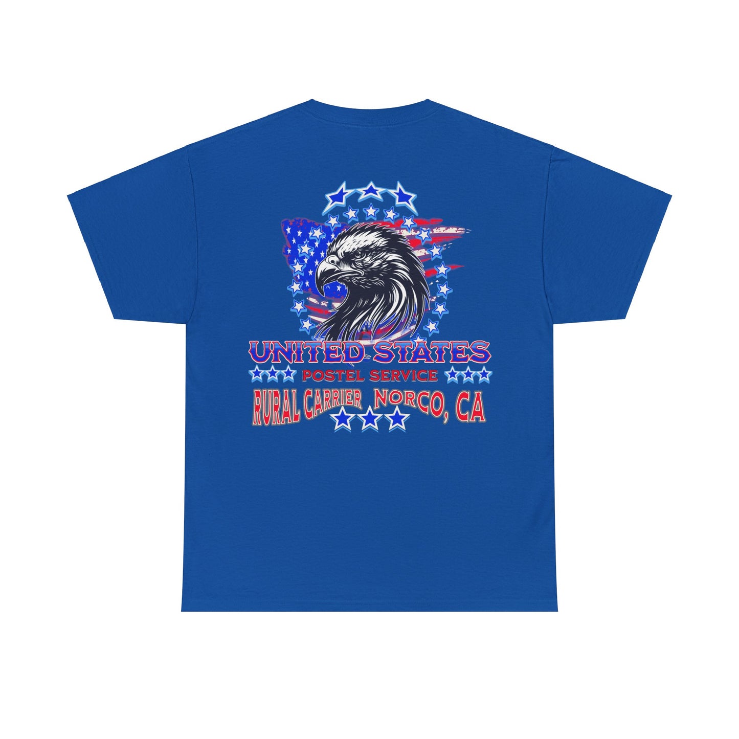POSTAL CARRIER ON BACK Unisex Heavy Cotton Tee
