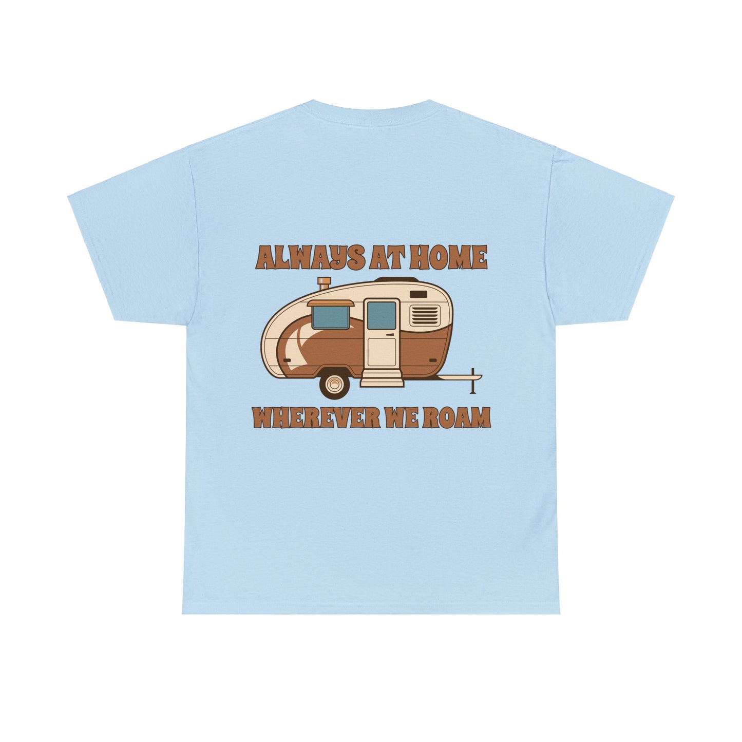 CAMPING ON BACK Unisex Heavy Cotton Tee