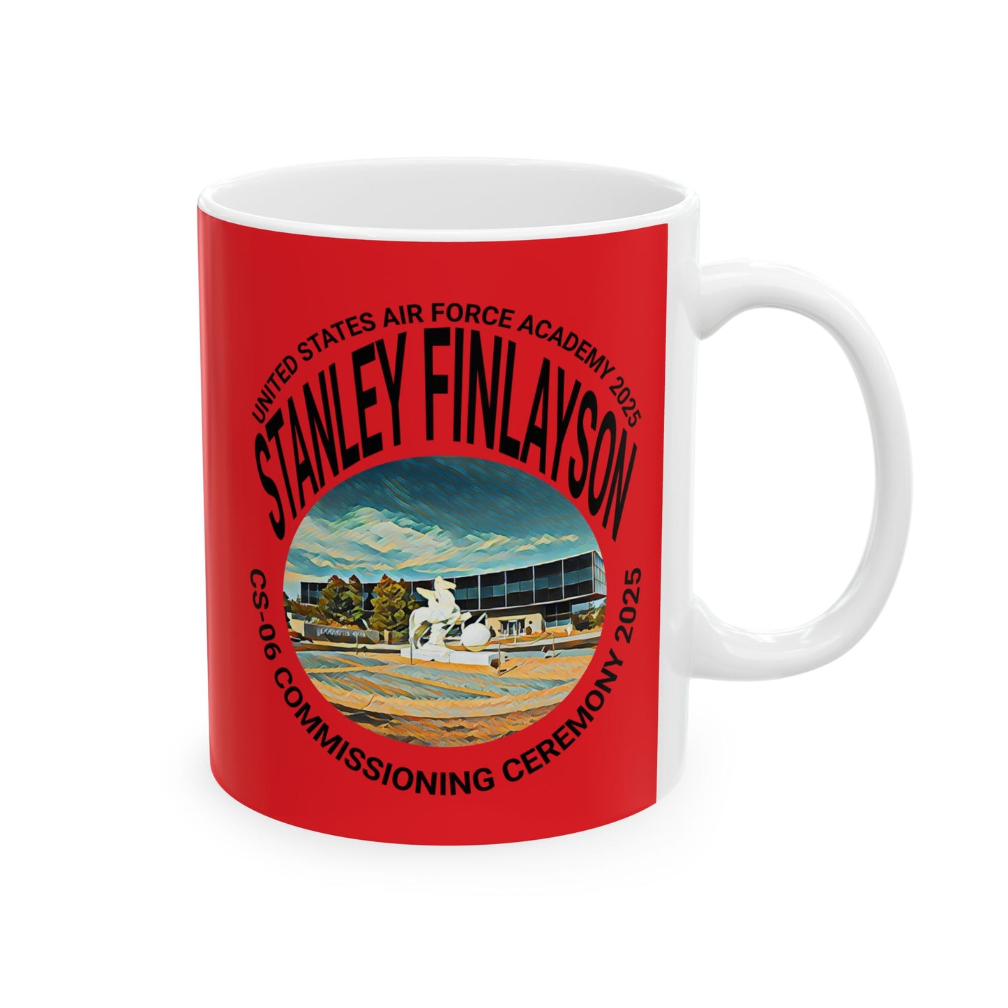 AIR FORCE Custom Ceramic Mug - Vintage Aviation Design, Perfect Gift for Pilots and Aviation Enthusiasts