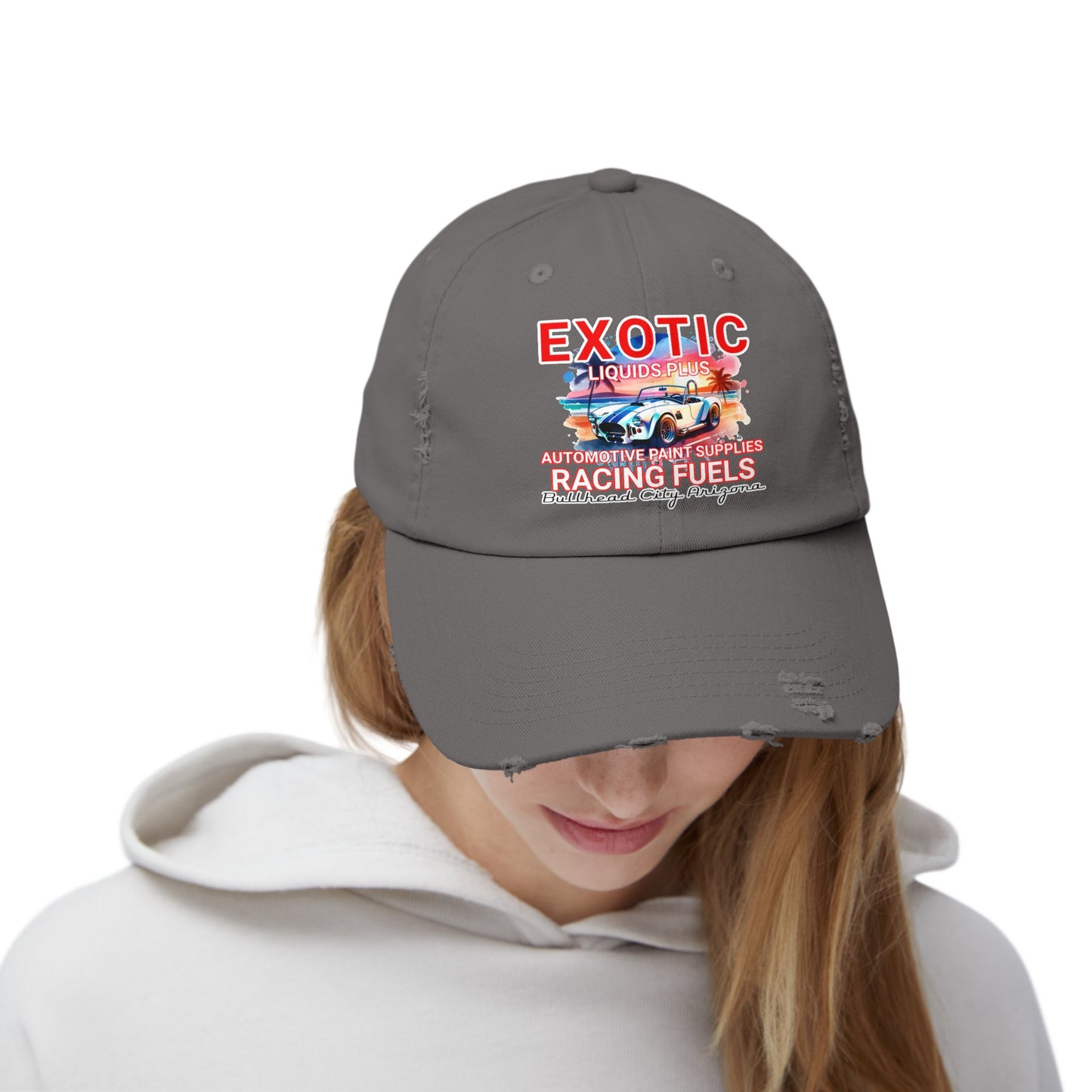 EXOTIC Unisex Distressed Cap