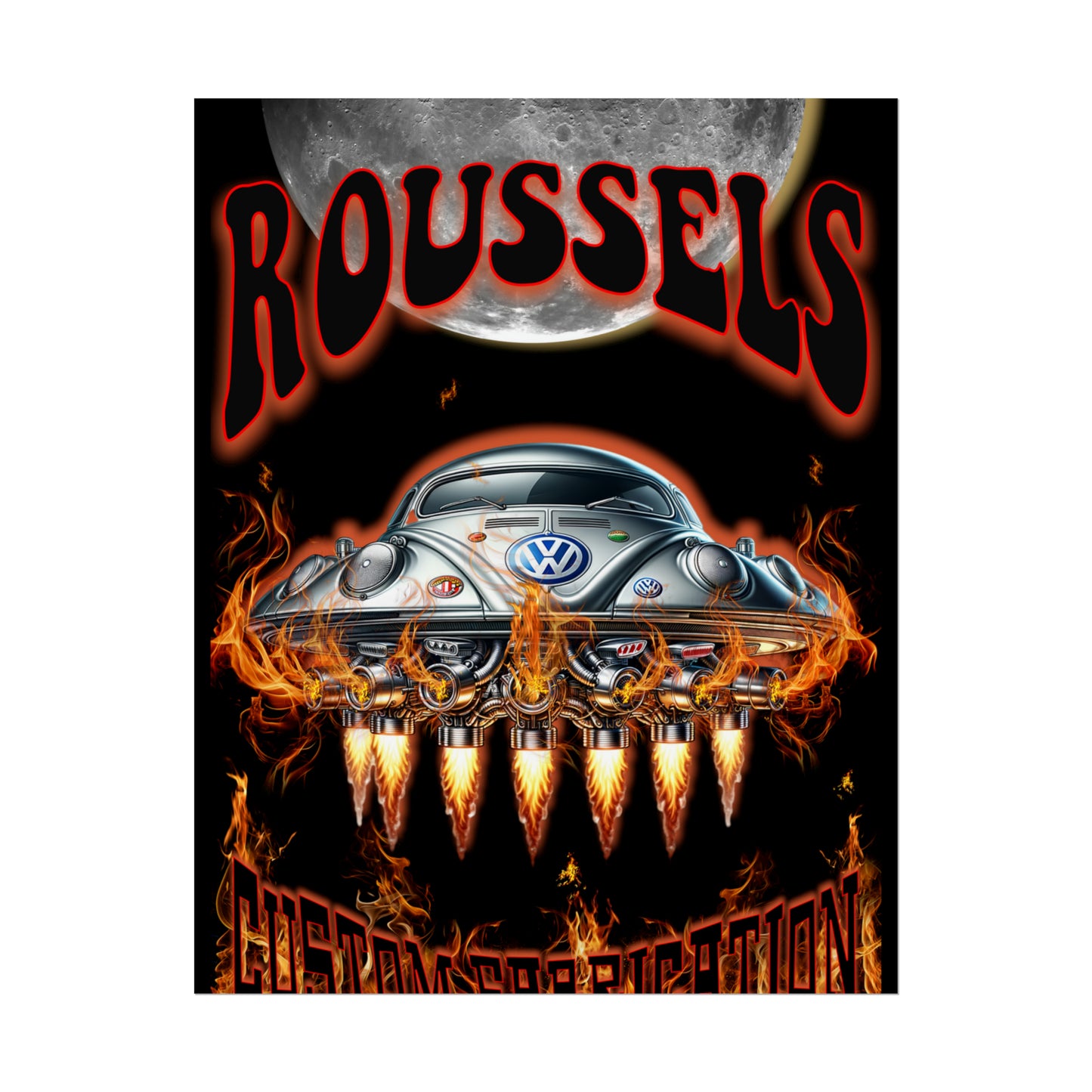 ROUSSEL'S CUSTOM LIMITED EDITION Rolled Posters