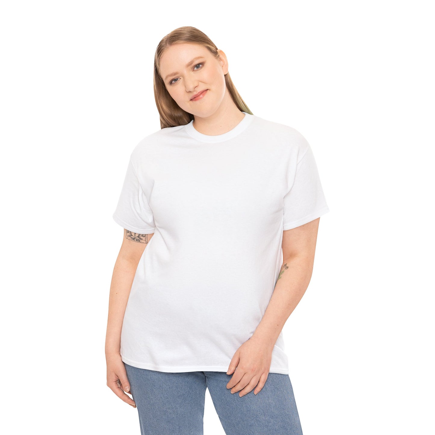 FISHING ON BACK Unisex Heavy Cotton Tee