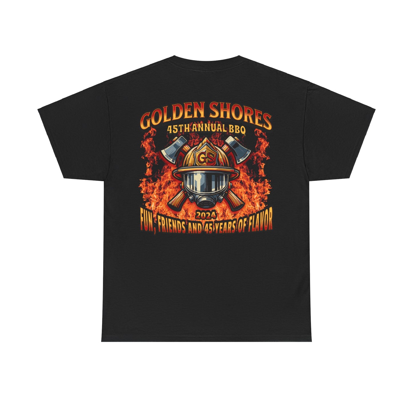 GSFD BBQ Unisex Heavy Cotton Tee