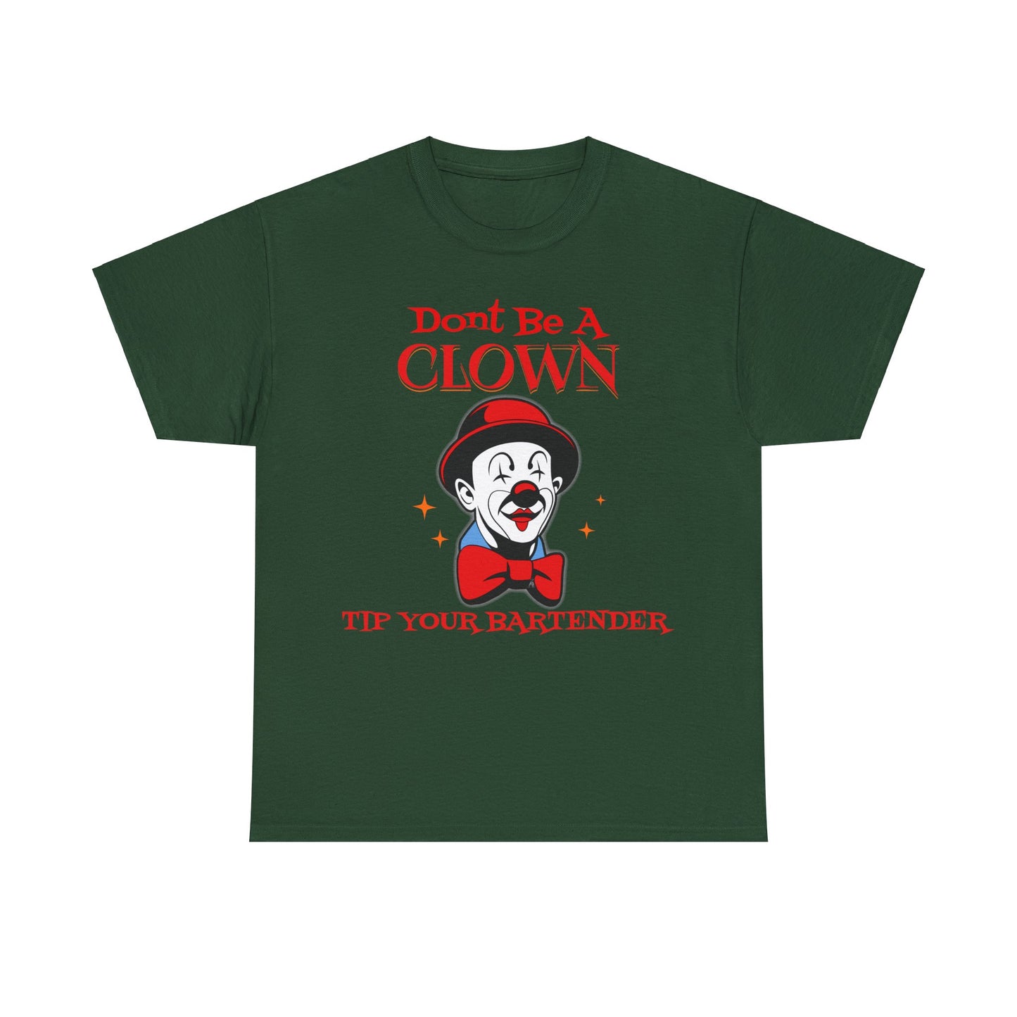 BARTENDER ON FRONT  Unisex Heavy Cotton Tee