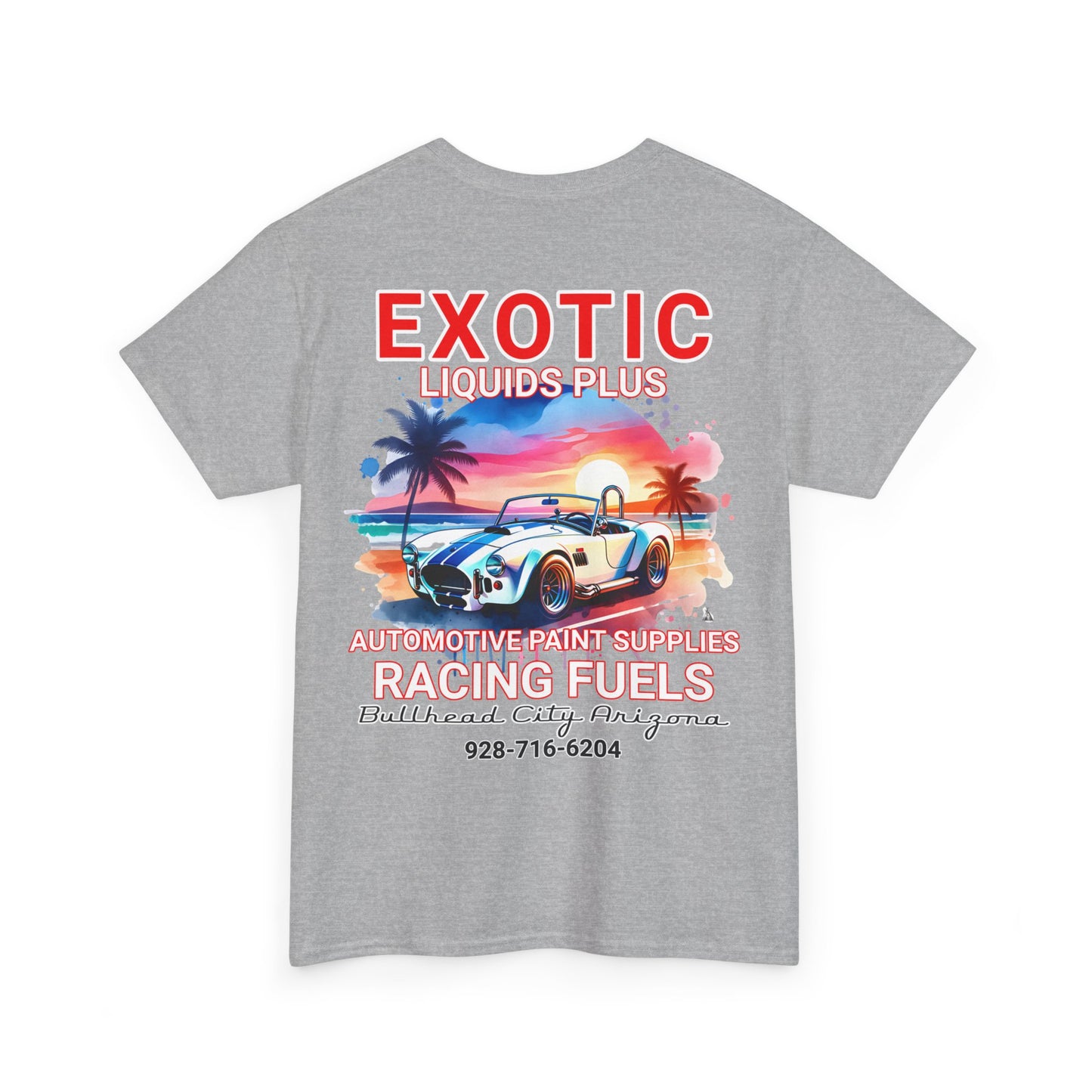 EXOTIC. BACK Unisex Heavy Cotton Tee