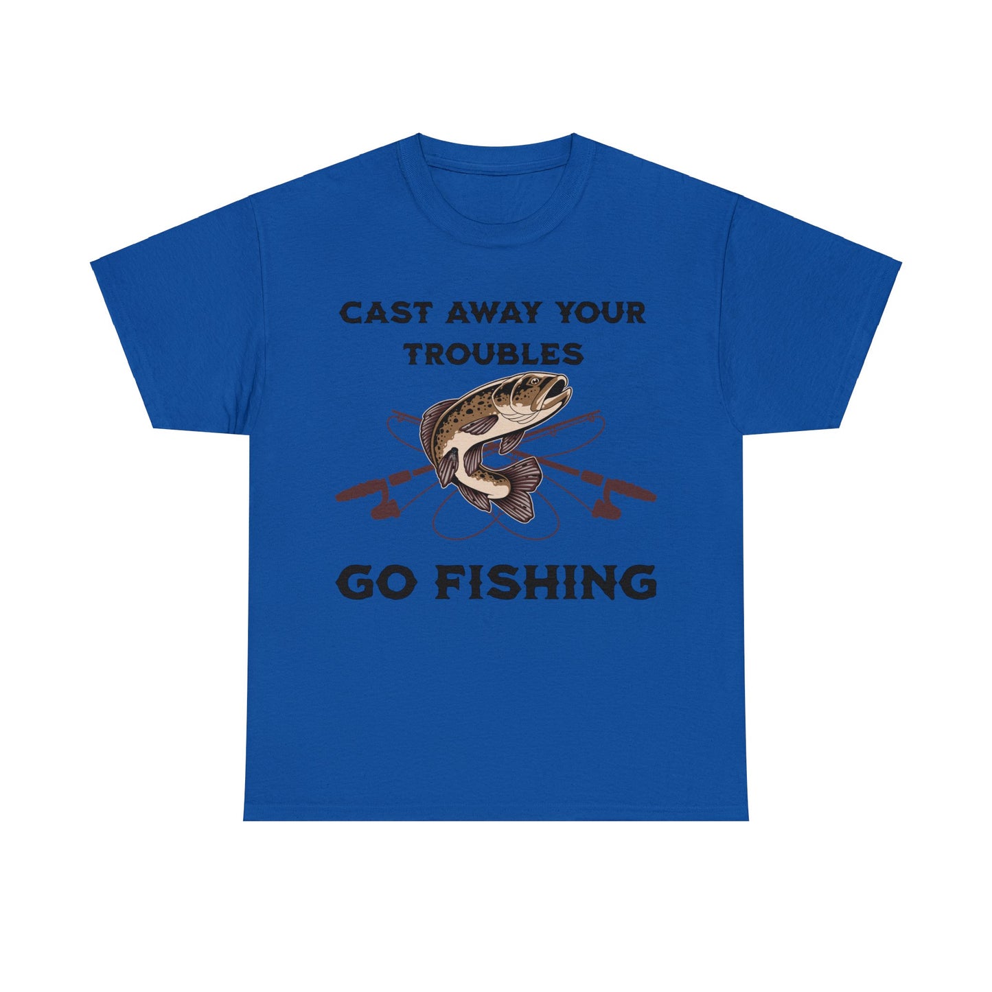 FISHING 3 Unisex Heavy Cotton Tee