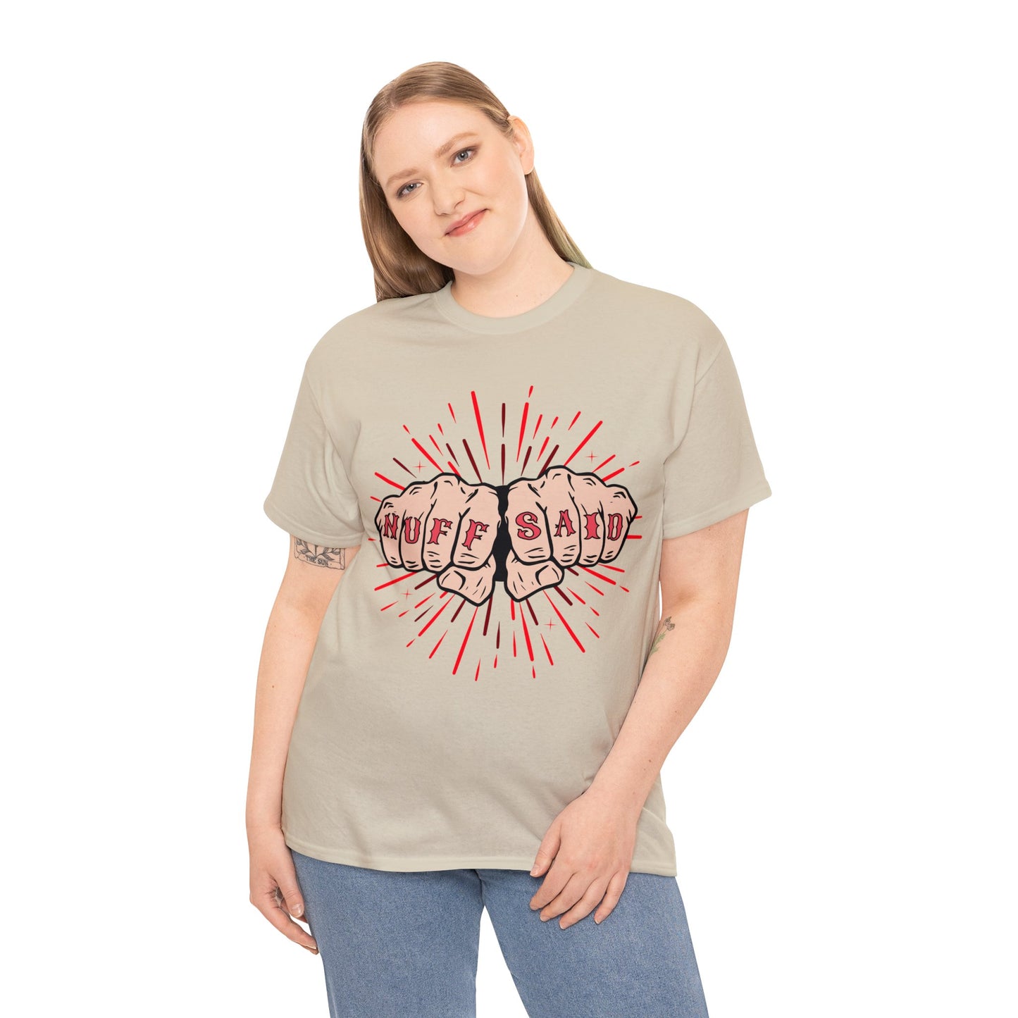 NUFF SAID Unisex Heavy Cotton Tee
