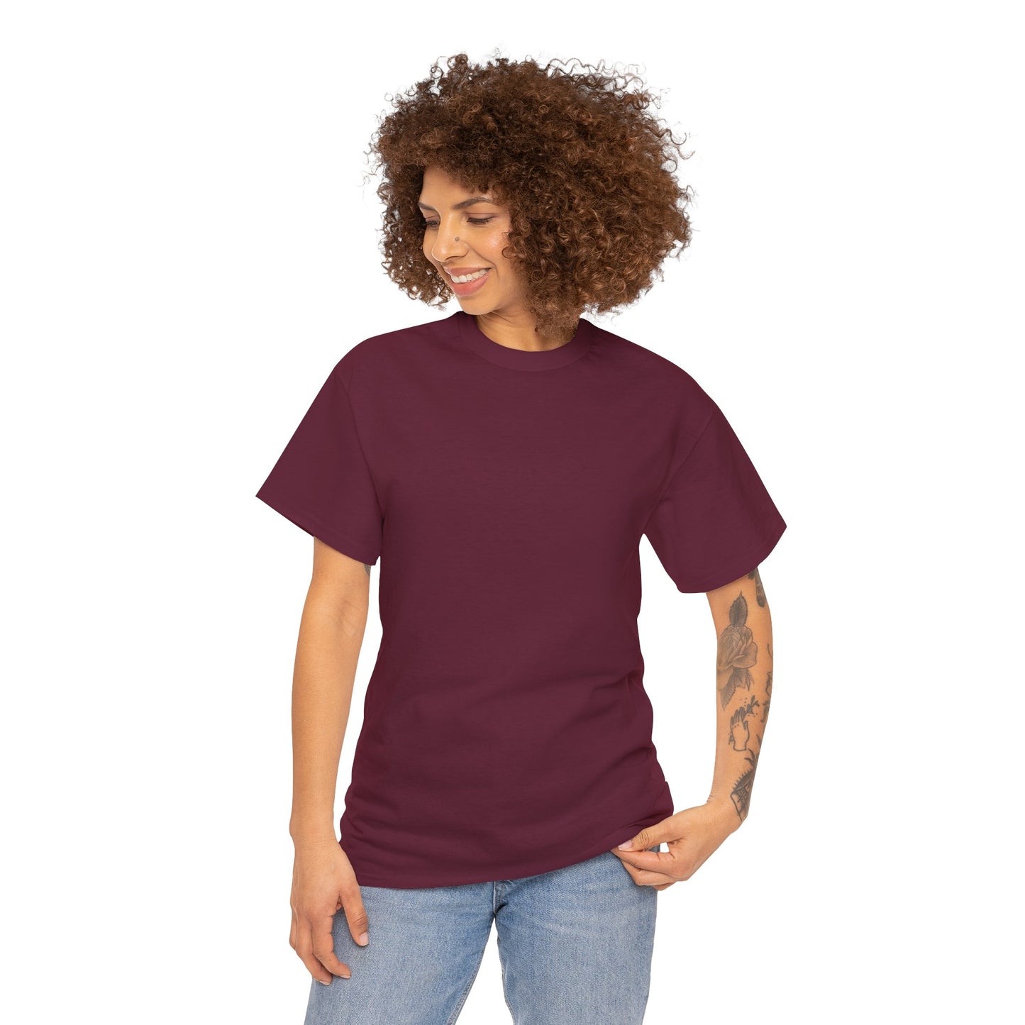 BARTENDER FAME AND MONEYON BACK  Unisex Heavy Cotton Tee