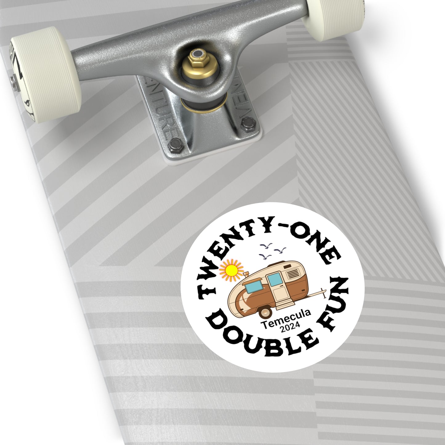 TWINS Round Stickers, Indoor\Outdoor