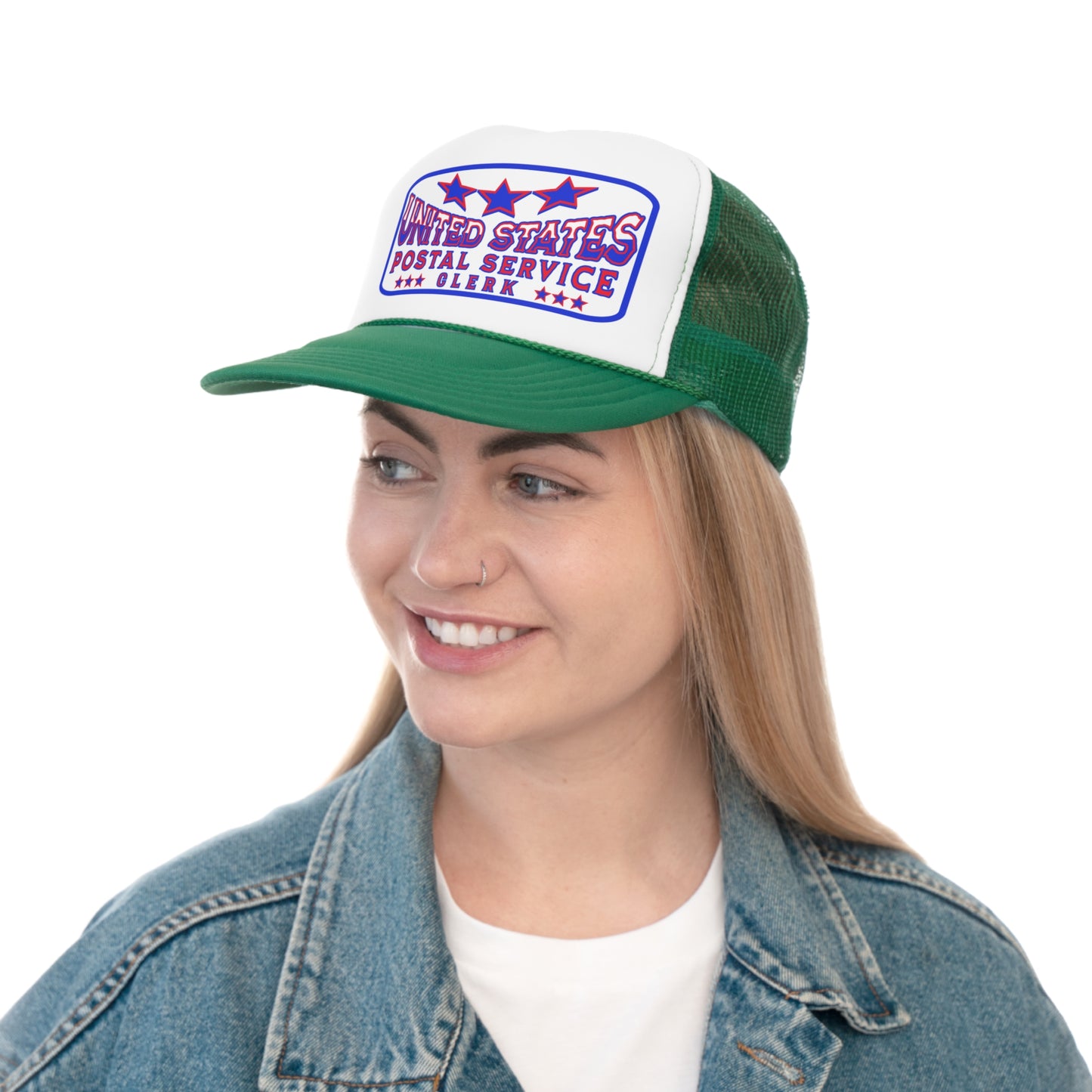 POSTAL CLERK Trucker Caps