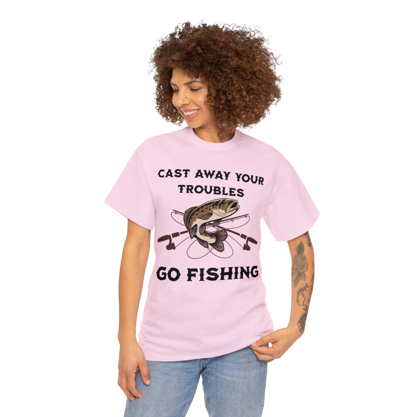 FISHING 4 Unisex Heavy Cotton Tee