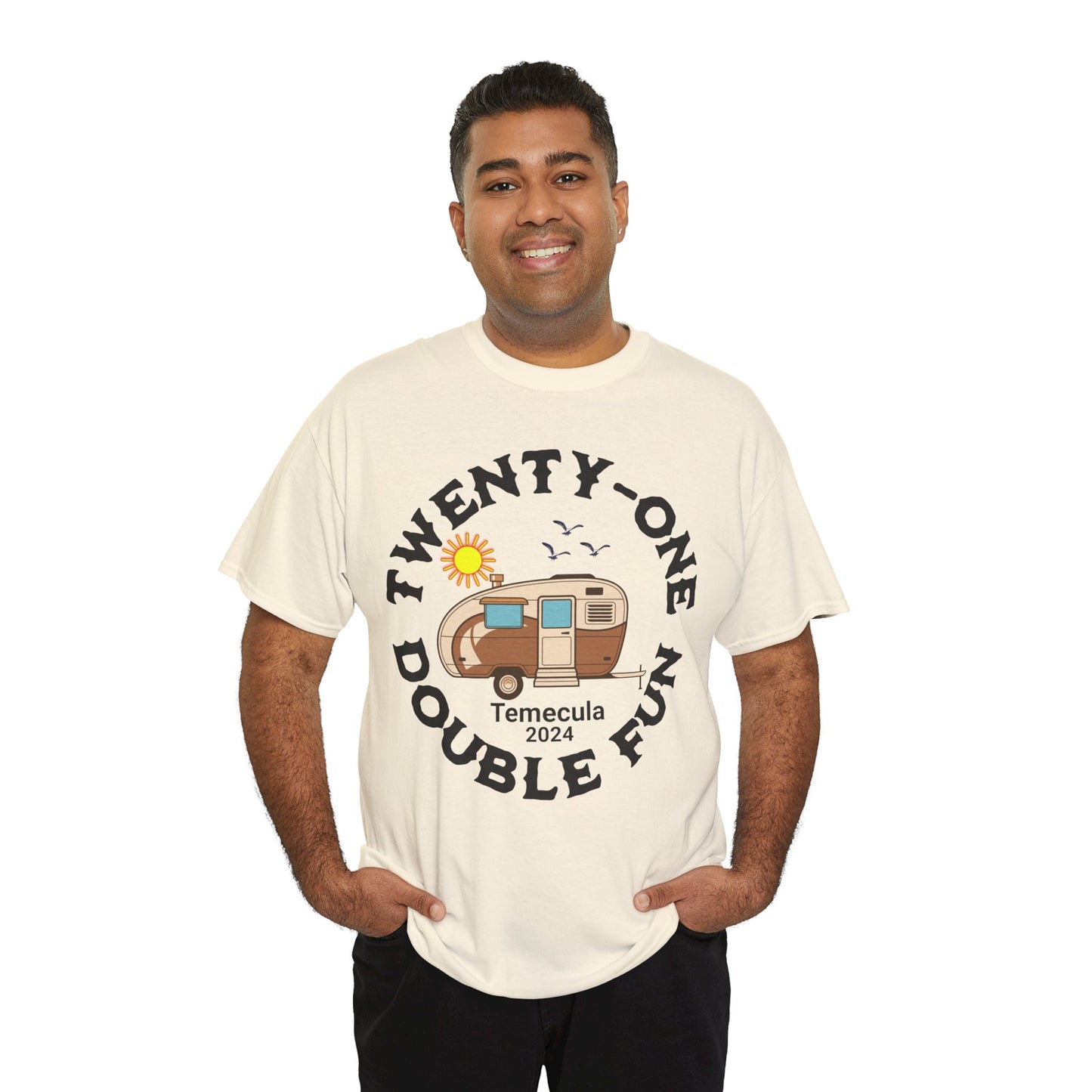 TWINS   Unisex Heavy Cotton Tee