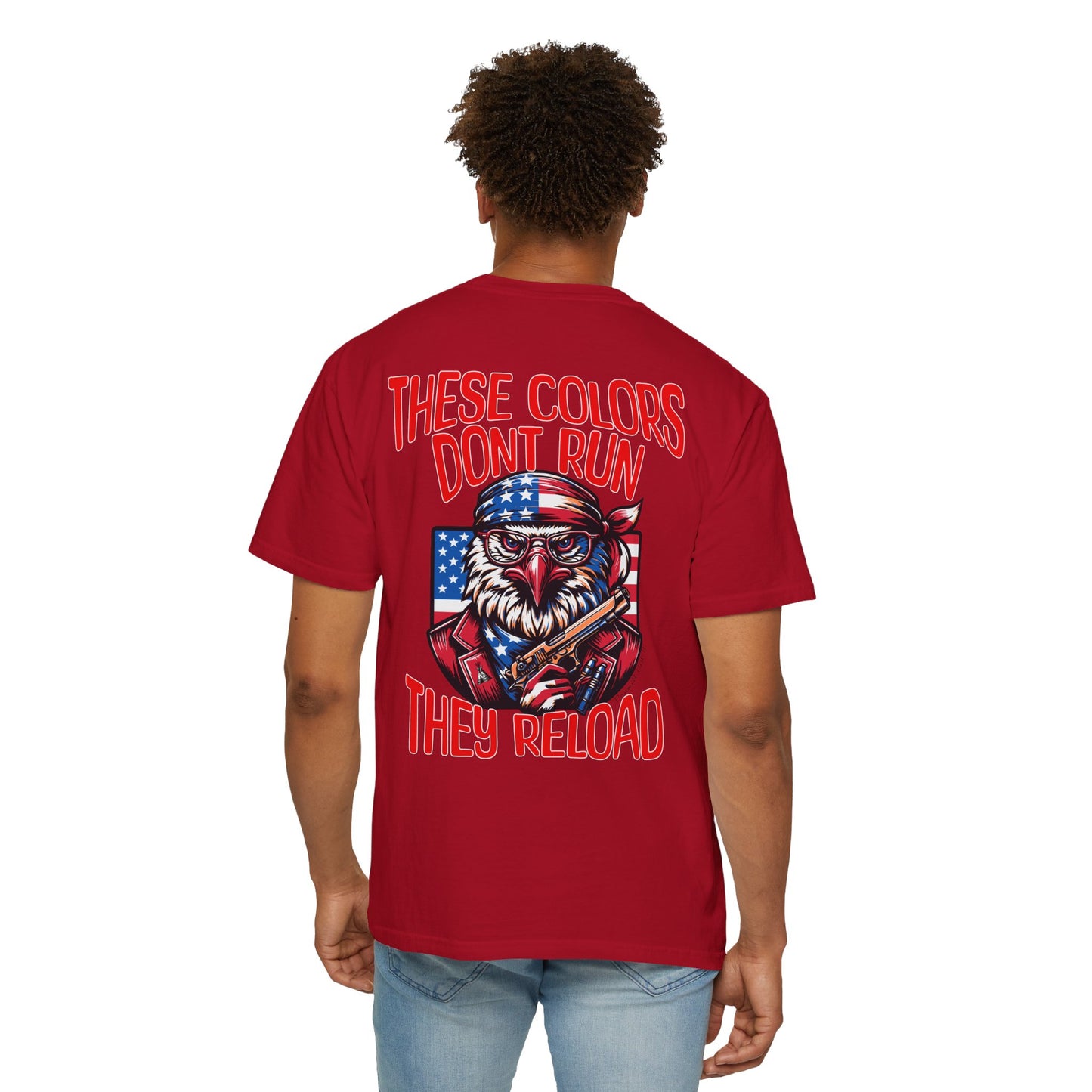 DONT RUN Unisex Garment-Dyed T-shirt