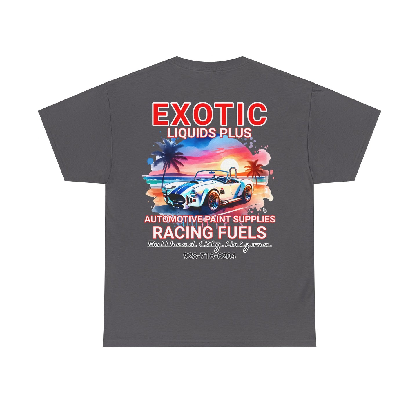 EXOTIC. BACK Unisex Heavy Cotton Tee
