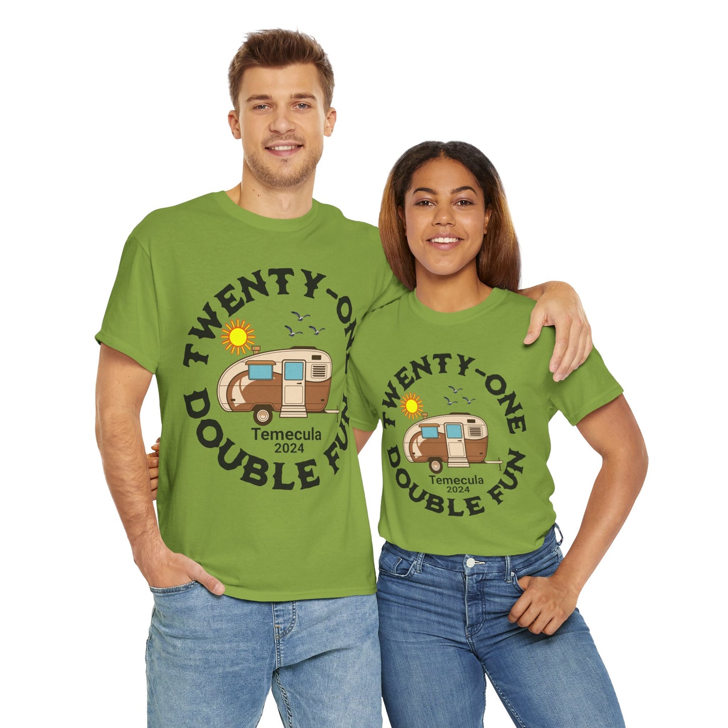 TWINS   Unisex Heavy Cotton Tee