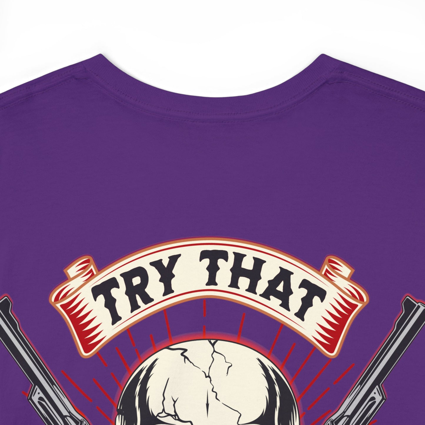 SMALL TOWN AN BACK  Unisex Heavy Cotton Tee