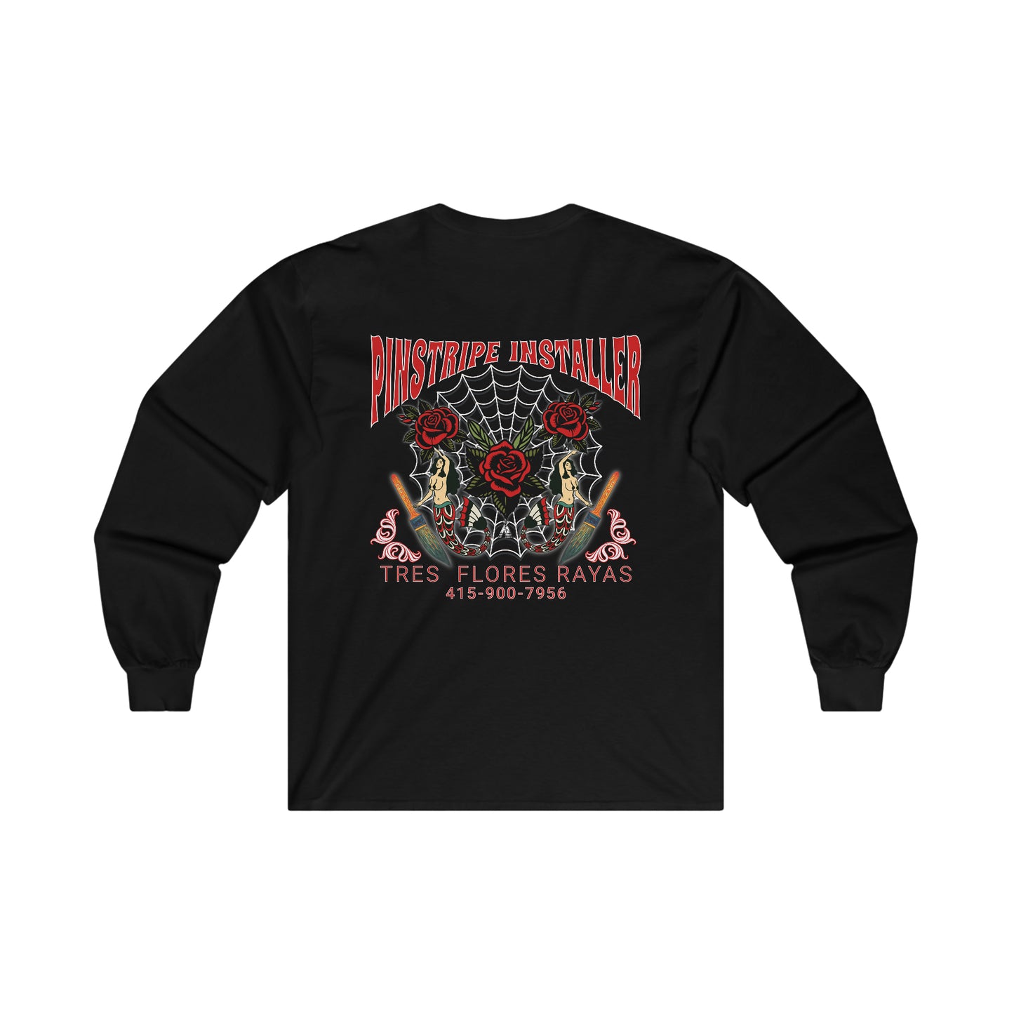 PINSTRIPER 1L Unisex Ultra Cotton Long Sleeve Tee