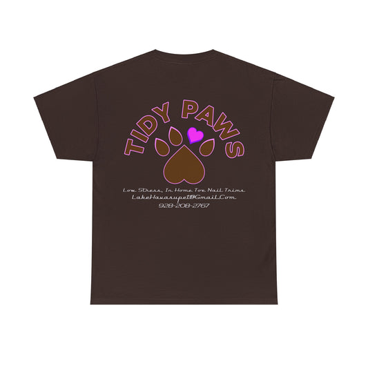TIDY PAWS Unisex Heavy Cotton Tee