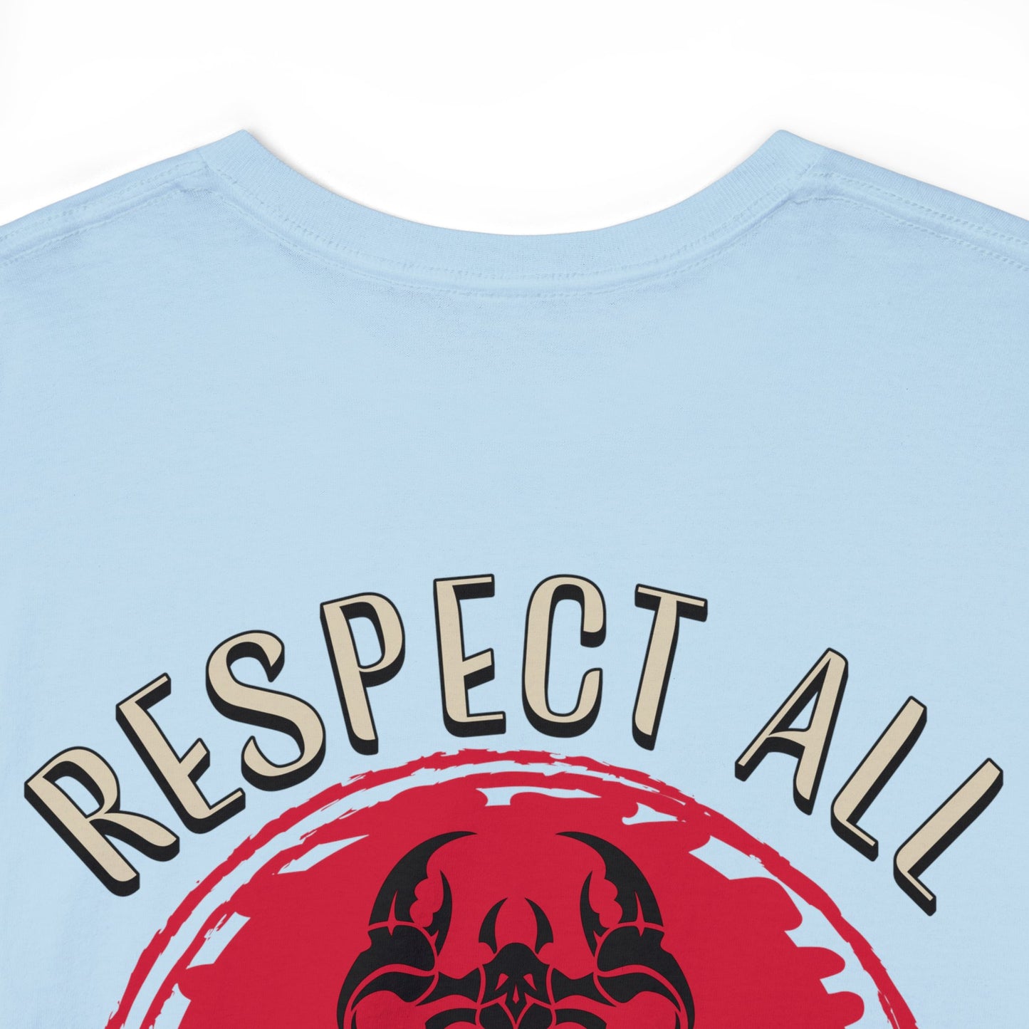 RESPECT ON BACK Unisex Heavy Cotton Tee