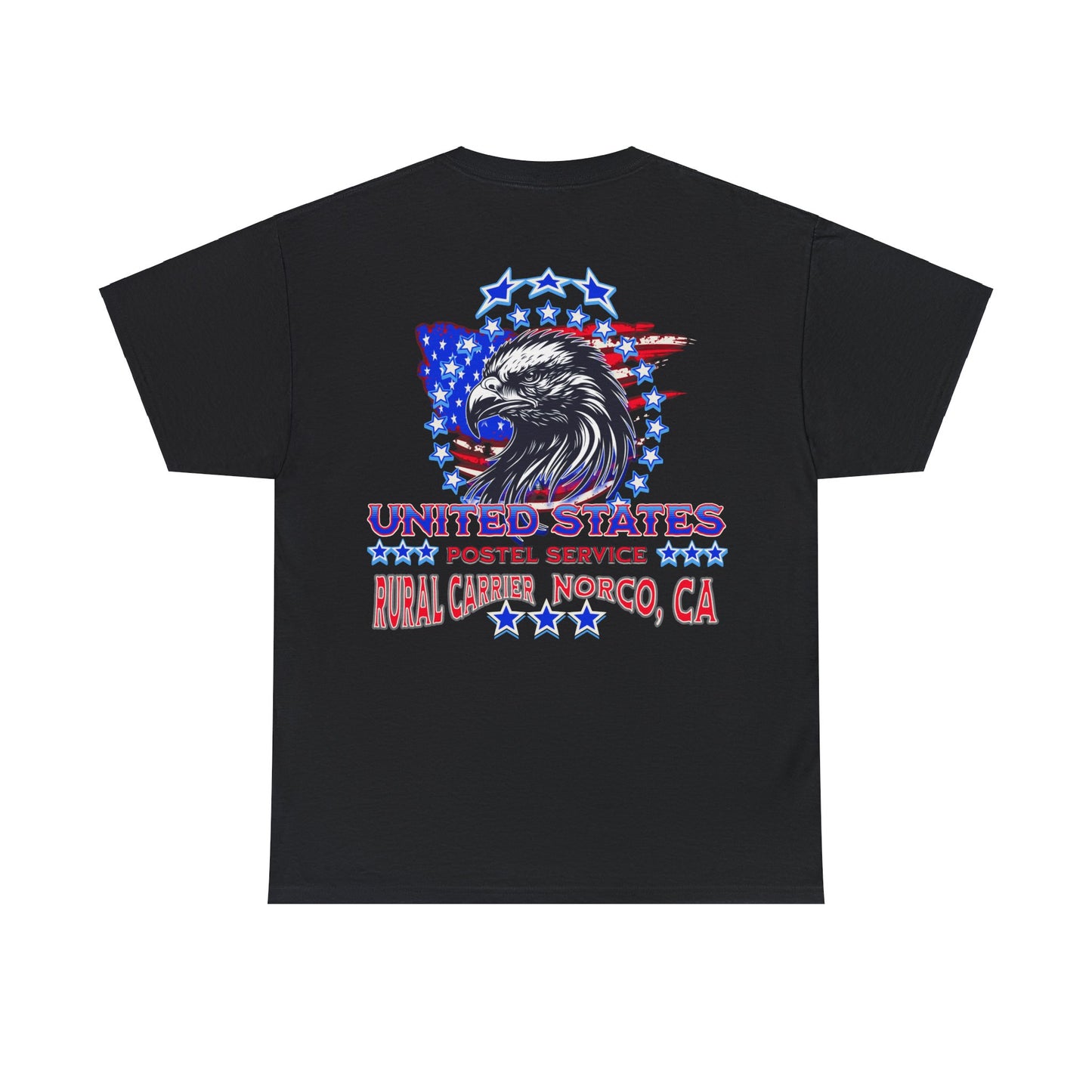 POSTAL CARRIER ON BACK Unisex Heavy Cotton Tee