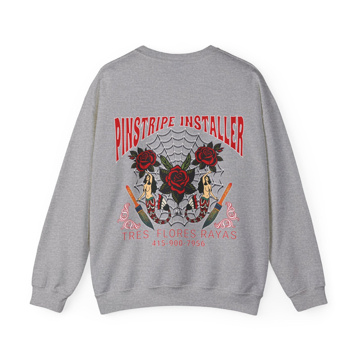 PINSTRIPER 1 PO Unisex Heavy Blend™ Crewneck Sweatshirt